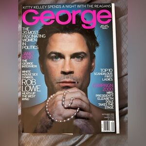 George Magazine September 1999 Featuring Rob Lowe -